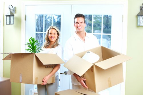 A local Keston family using short-term storage during a house move