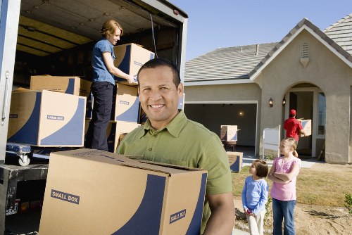 Packing and moving boxes prepared for removals and storage in Keston